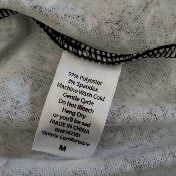 Lularoe skirt stretch abstract paisley pattern black green red festive - Picture 16 of 16